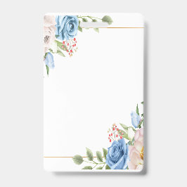 プラスチックバッジ - 縦