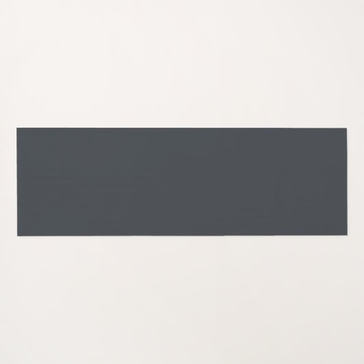 プラスチックブルーグレー3Dフラクタルアートモダン抽象芸術 ヨガマット (裏面(横))