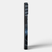 プラスチックブルーグレー3Dフラクタルアートモダン抽象芸術 Case-Mate iPhoneケース (裏面 / 右)