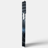 プラスチックブルーグレー3Dフラクタルアートモダン抽象芸術 Case-Mate iPhoneケース (裏面 / 右)