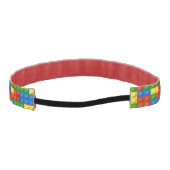 プラスチックブロックヘッドバンド アスレチックヘッドバンド (裏面)