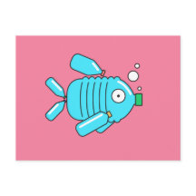 プラスチックボトル魚//気候変動認識度