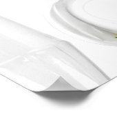 プラスチックボトル、カップとアルミニウム缶が撃たれた ポスター (角)