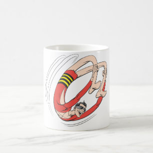 プラスチックマンバックベンドホイール コーヒーマグカップ