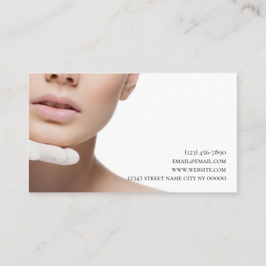 プラスチックモダン手術・若返りセンター釜林 名刺 (裏面)