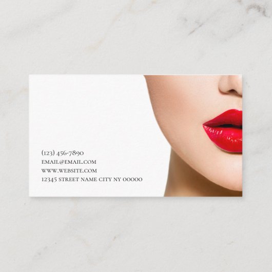 プラスチックモダン手術・若返りセンター釜林 名刺 (裏面)