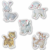 プラスチック動物 シール (正面)