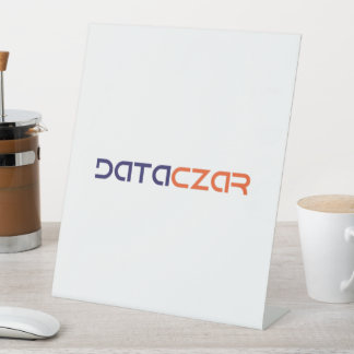 プラスチック台座の標識10インチX12 台座サイン