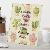 プラスチック台座サイン | ガーデン引用文表示 台座サイン (インサイチュ)