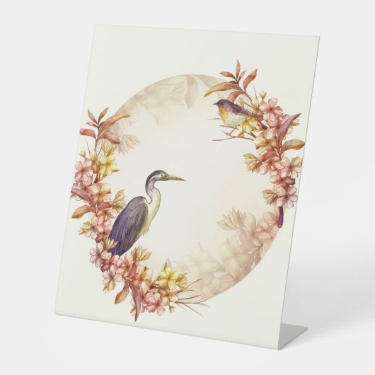 プラスチック台座看板 10"×12" 台座サイン (正面)