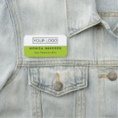 プラスチック名タグ磁気またはピンカスタムロゴ 名札 (インサイチュ)