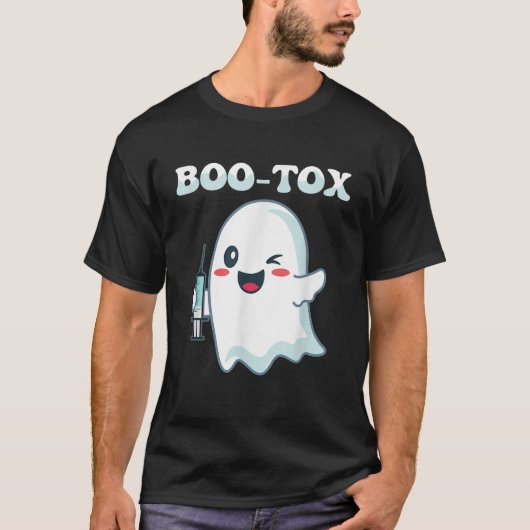 プラスチック外科医ハロウィーン衣装ボトックスハロウィーン Tシャツ (正面)