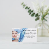 プラスチック外科医美容医療スパ名刺 名刺 (スタンド正面)