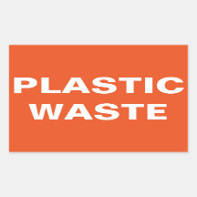 プラスチック廃棄物サイン