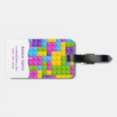 プラスチック建築はパターンを妨げます ラゲッジタグ (裏面横)