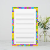 プラスチック建築はパターンを妨げます 便箋 (スタンド正面)