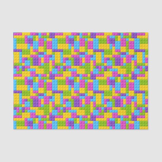 プラスチック建築はパターンを妨げます 薄葉紙 (正面)