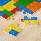 プラスチック建築ブロックパターン ジグソーパズル (側面)