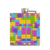 プラスチック建築ブロックパターン フラスク (裏面)