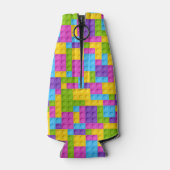 プラスチック建築ブロックパターン ボトルクーラー (裏面)