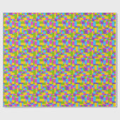 プラスチック建築ブロックパターン ラッピングペーパー (フラット)