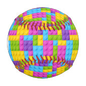 プラスチック建築ブロックパターン 野球ボール (正面)