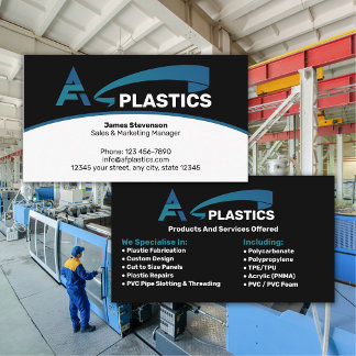 プラスチック成形会社 名刺