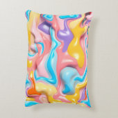 プラスチック抽象芸術リラックス形状 アクセントクッション (裏面(縦))