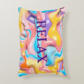 プラスチック抽象芸術リラックス形状 アクセントクッション (正面(垂直))