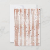 プラスチック木材金ゴールドグリッター明るい電球灯  出欠カード (裏面)