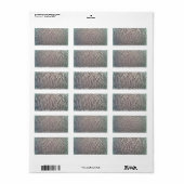 プラスチック気泡テクスチャ ラベル (フルシート)