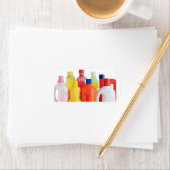 プラスチック洗剤ボトル ラベル (インサイチュ)