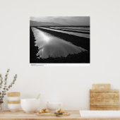 プラスチック燻蒸用カバー付きイチゴ畑 ポスター (キッチン)