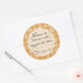 プラスチック缶蓋カバー – 2.5インチの蓋のサイズ ラウンドシール (封筒)