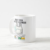 プラスチック自由な山Dora コーヒーマグカップ (正面左)