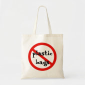プラスチック袋なし トートバッグ (正面)