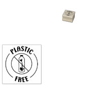 プラスチック製フリーフレンドリーの地球 ラバースタンプ (押印)