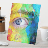 プラスチック製ペデスタルサイン10"X12" 台座サイン (インサイチュ)