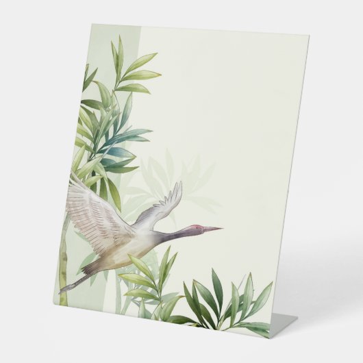 プラスチック製ペデスタルサイン10"X12" 台座サイン (正面)