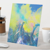 プラスチック製ペデスタルサイン10"X12" 台座サイン (インサイチュ)