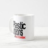 プラスチック製外科医の方が良い コーヒーマグカップ (正面左)