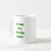 プラスチック コーヒーマグカップ (正面左)