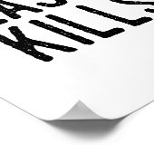 プラスチッストップクキル救環境汚染 ポスター (角)