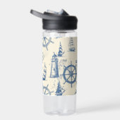 プラスチッ航海のクいかりとヘルムデシ付き魔法瓶 ウォーターボトル (右面)