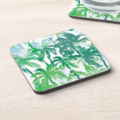 プラスティックコースタートロピカルパーム コースター (左側)