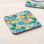 プラスティックコースタートロピカルパーム コースター (左側)