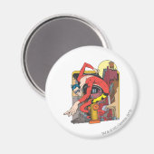 プラスティックマン　都市で変身 マグネット (正面/裏面)