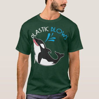 プラスティック吹レース認識度ホエールシャツ Tシャツ