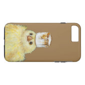 プラスマシュマロののぞき見のiPhone 7堅い場合 Case-Mate iPhoneケース (裏面(横))