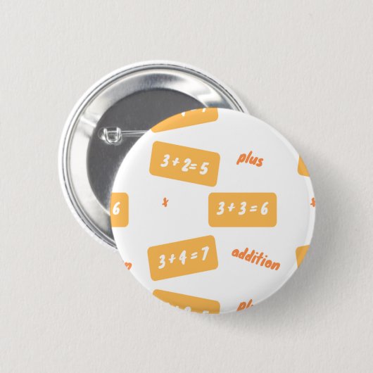 プラス学三 缶バッジ (正面&裏面)